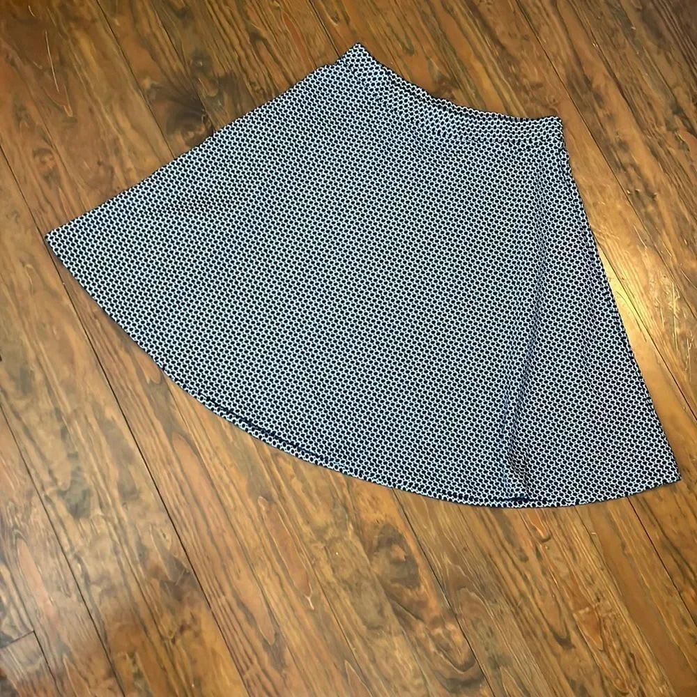 Talbots cotton polyester pull on skirt size 10